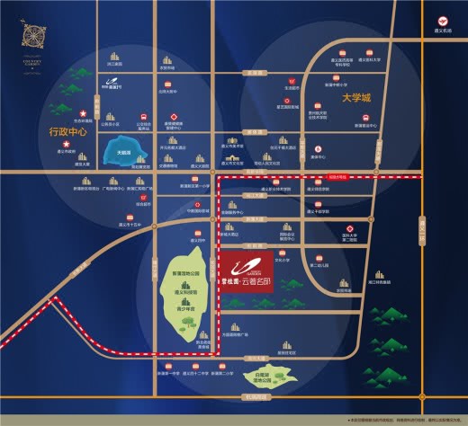 碧桂园·云著名邸位置图